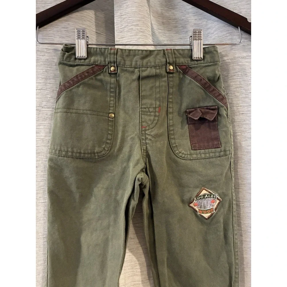Y2K Disney‎ Winnie The Pooh 100 Acre Woods Cargo Pant Size 3T